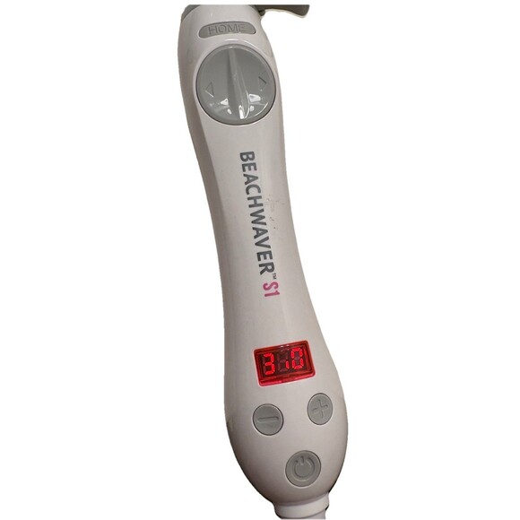 Beachwaver S1 Ceramic Rotating Curling Iron White 1" Barrel DV1137/S1 - Picture 6 of 6